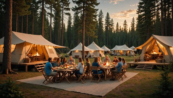 Comment profiter du luxe quand on est une grande famille en vacances dans un camping ?