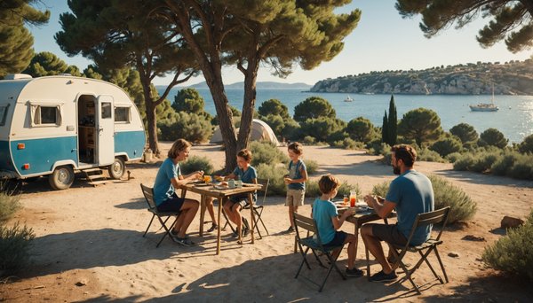 Vacances en camping en famille dans le Sud de France