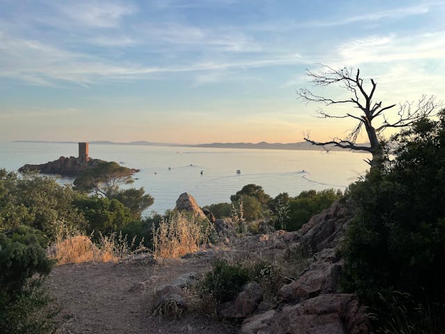 vue d'un camping familial dans le Sud de la France